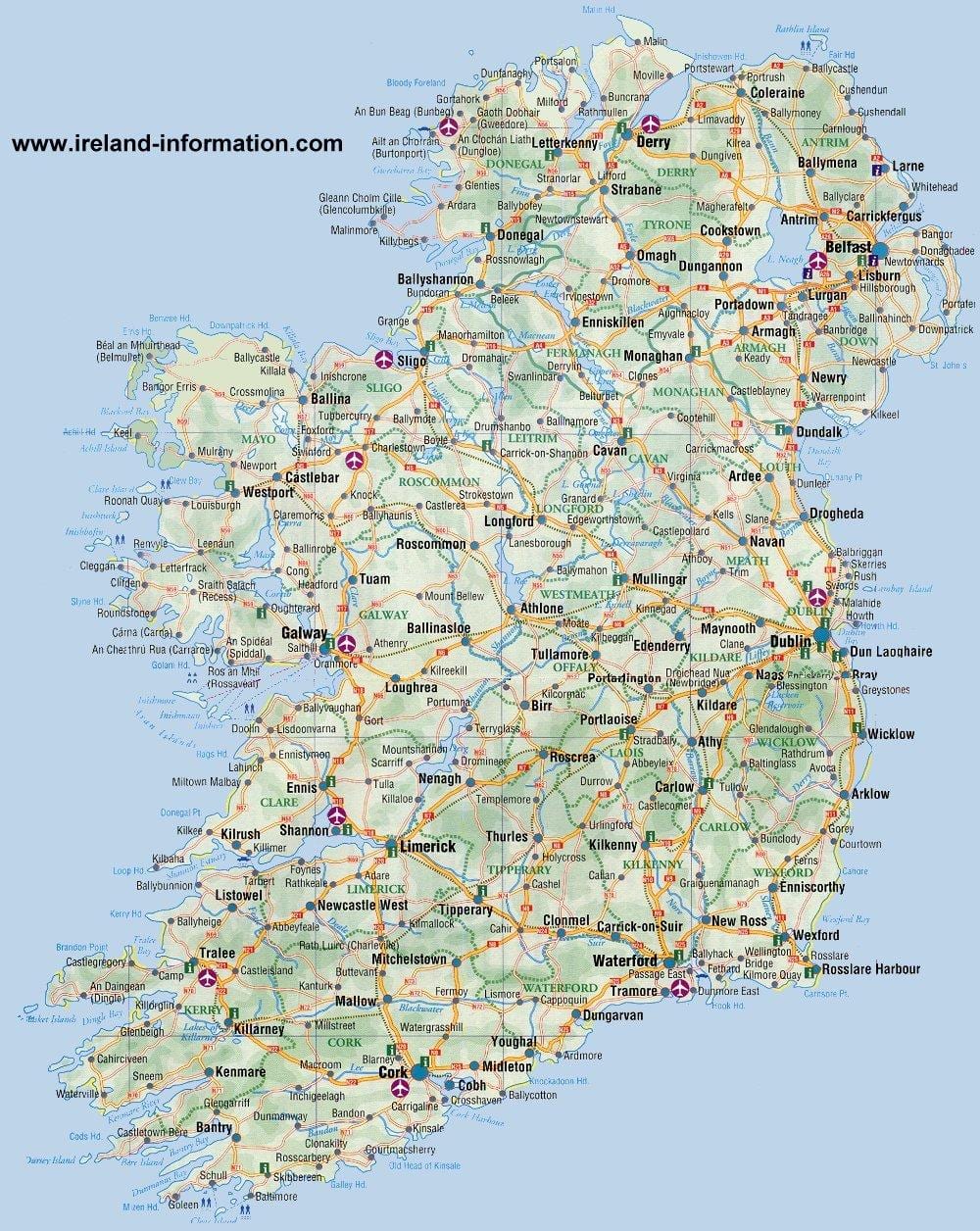 kort blackrock irland