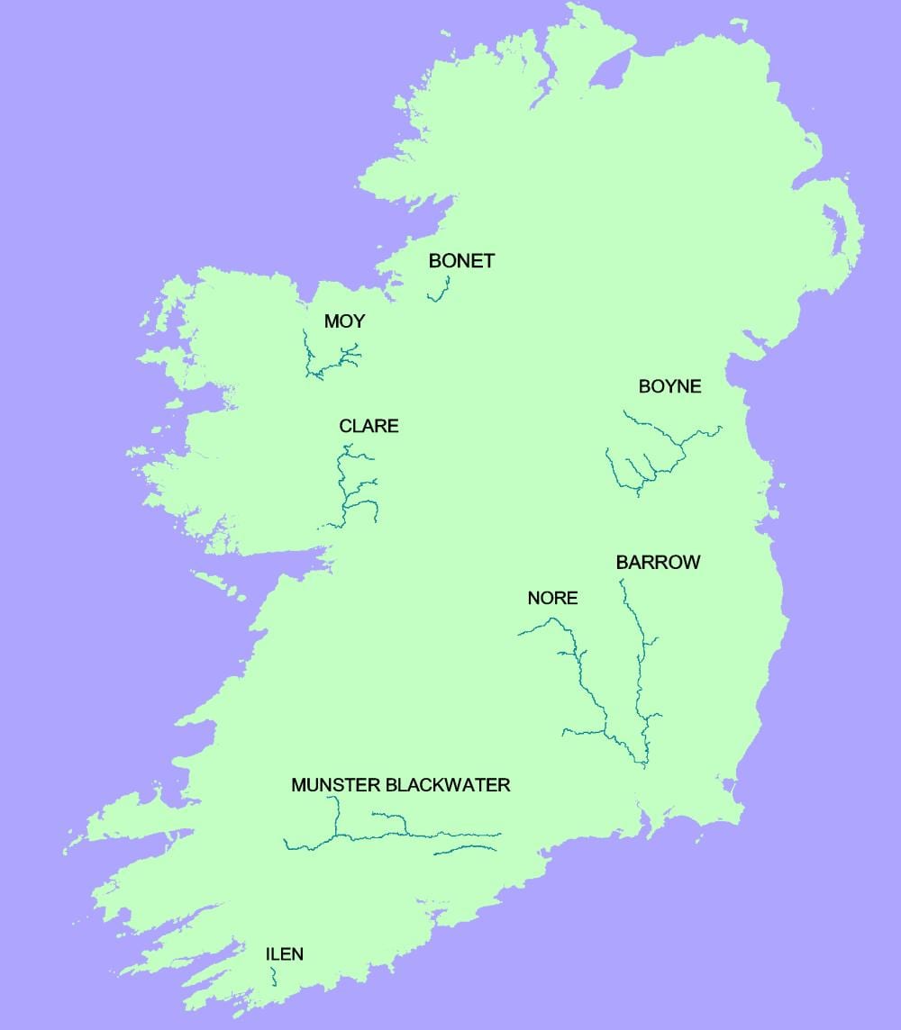 kort over blackwater floden irland