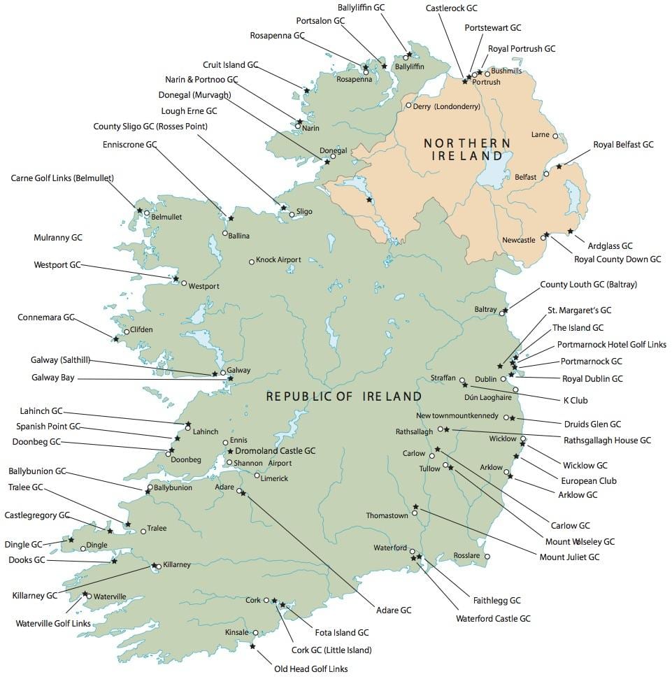 bedste kort over irland