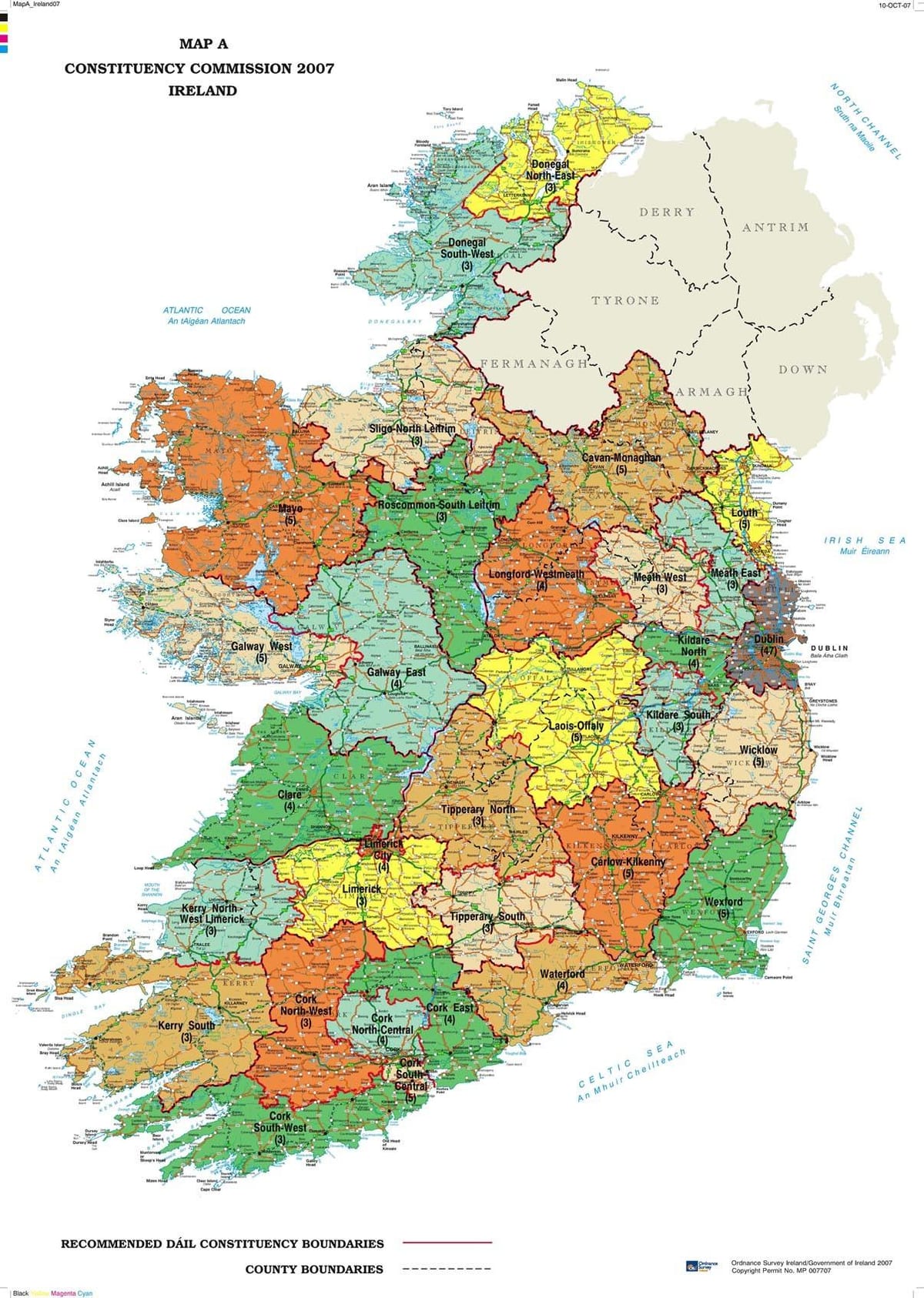 kort af ordnance survey irland kort viewer