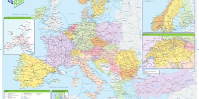 Kort over irland eurail