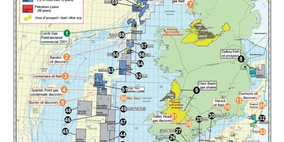 Kort over irland naturlige ressourcer 