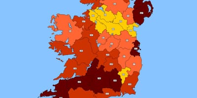 Kort over irland postnummer