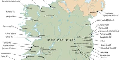 Bedste kort over irland