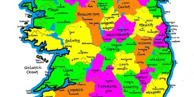 Kort over irland for folkeskolen